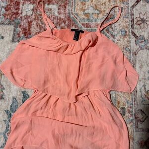 Peach Sleeveless Women's Top